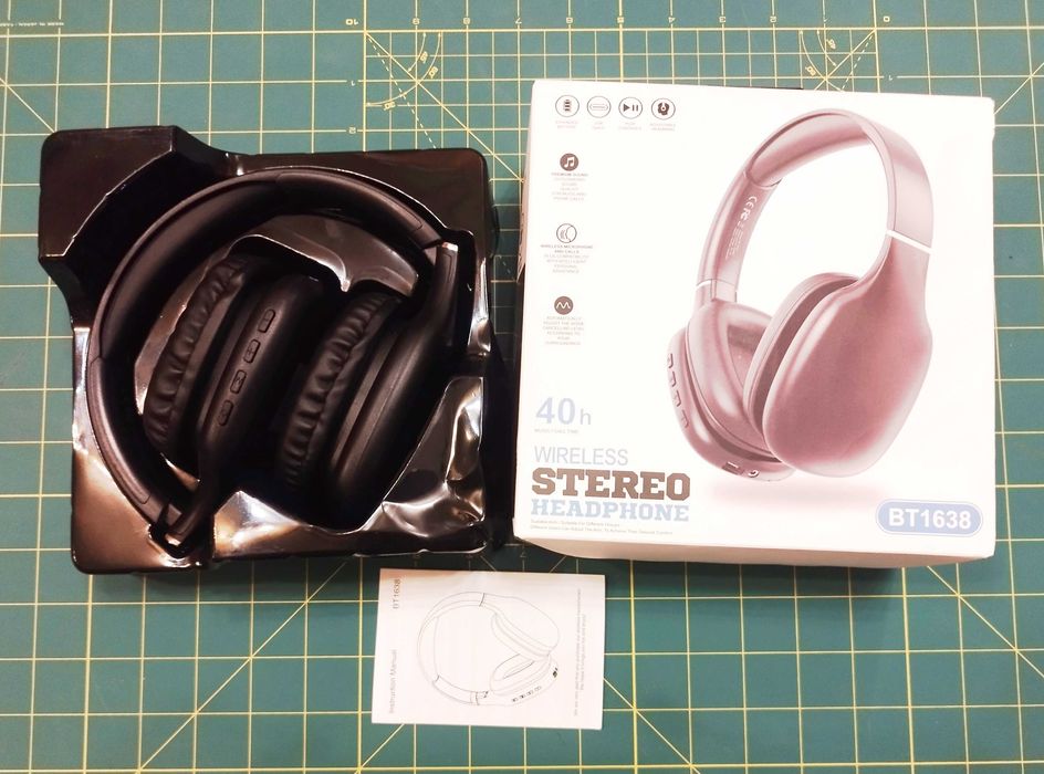 Навушники бездротові стерео Bluetooth v. 5.4 , 400mAh, USB Type-C