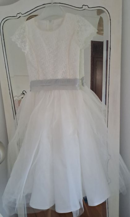 Vestido Cerimónia 5 Anos Tule Bordado