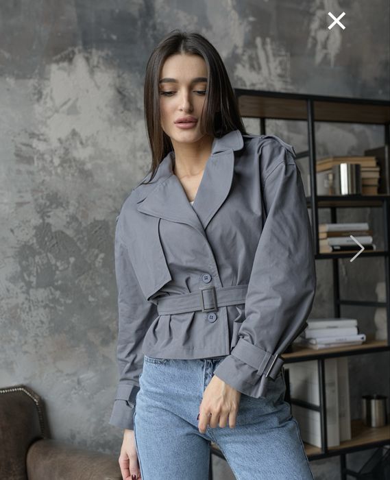 Тренч STAFF графіт колір