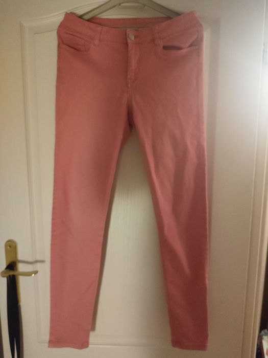 Spodnie damskie różowe