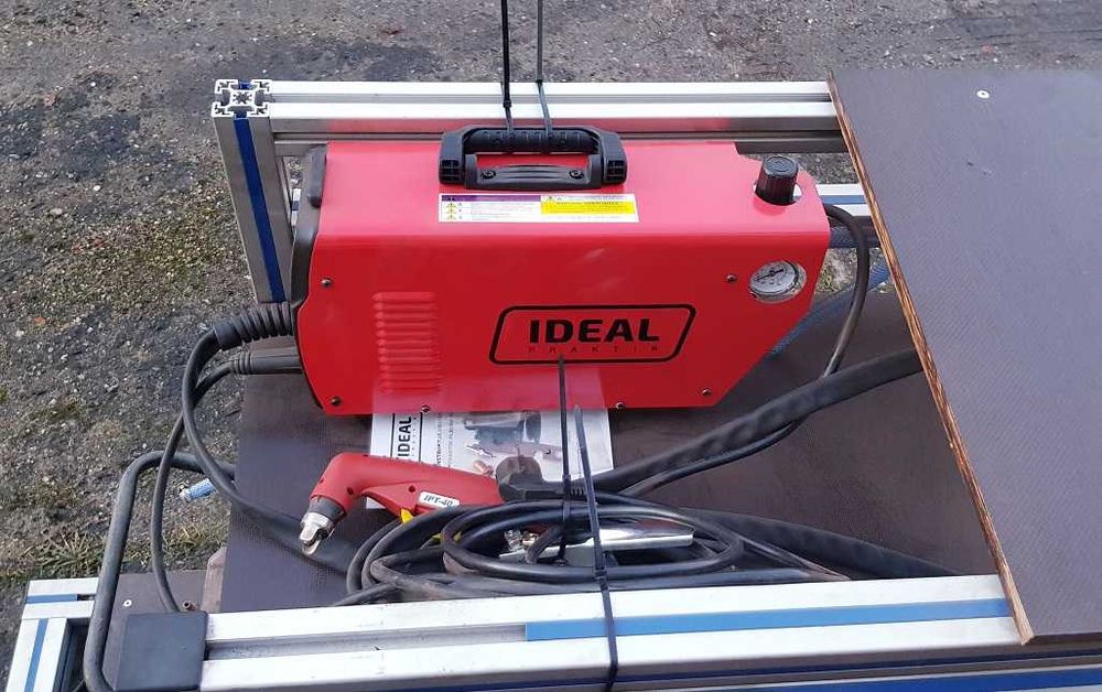 Przecinarka plazmowa IDEAL Plasma 40 NOWA Sprężarka komplet wózek