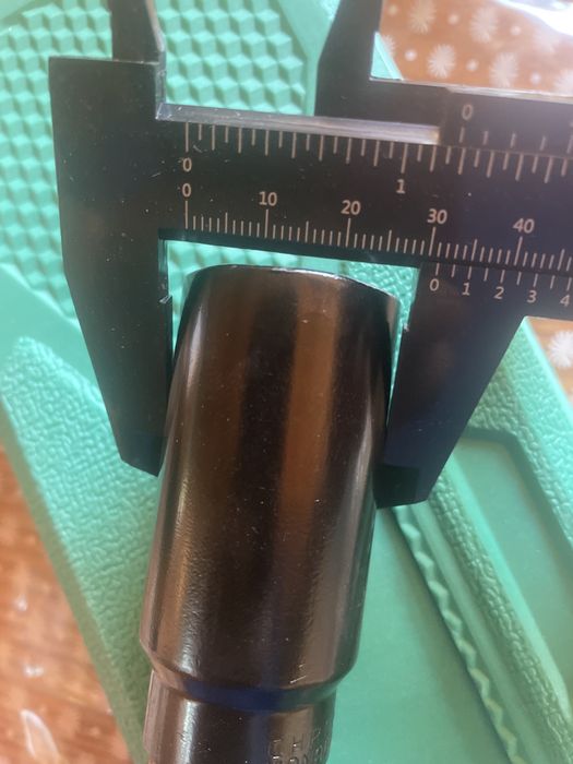 Подовжена ударна торцева головка 24мм 1/2 crom-vanadium якісна 6 гран