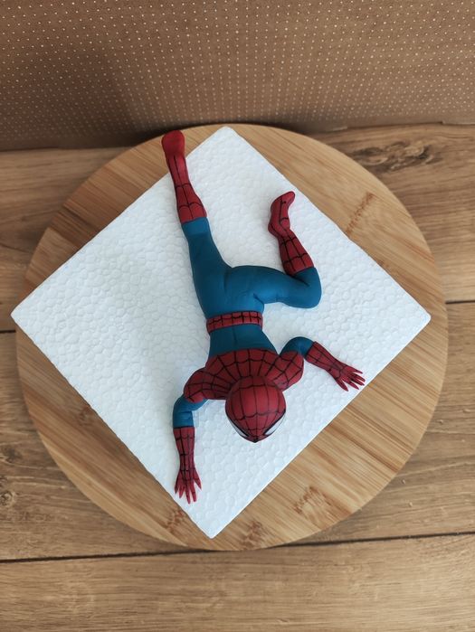 Zestaw dekoracji z masy cukrowej Spiderman