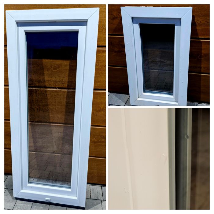 Małe okna do łazienki altany.