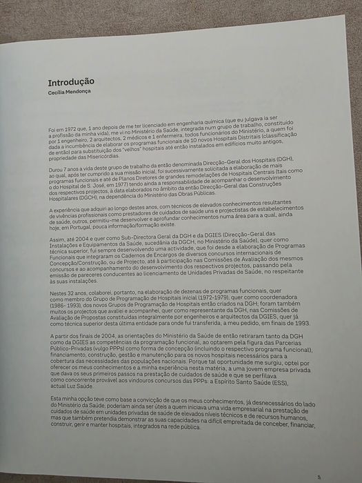 Livro "Como nasce um hospital"