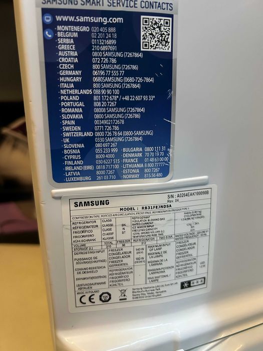 Frigorífico Combinado Samsung 310 L (212 L + 98L)
