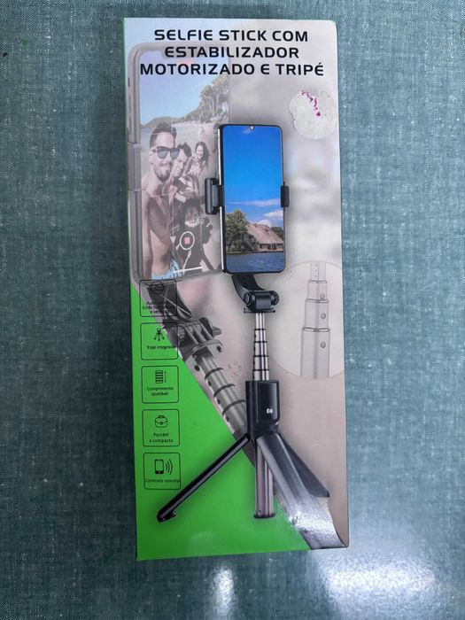 Selfie Stick c/ Estabilizador Motorizado (Gimbal) e Tripé - Modelo H6