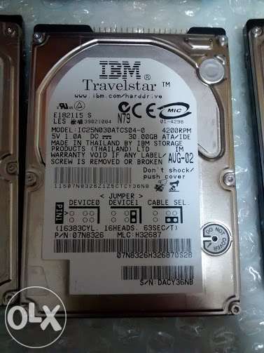 Disco rígido IDE 2.5 PATA ( disco pata para laptop) 40GB