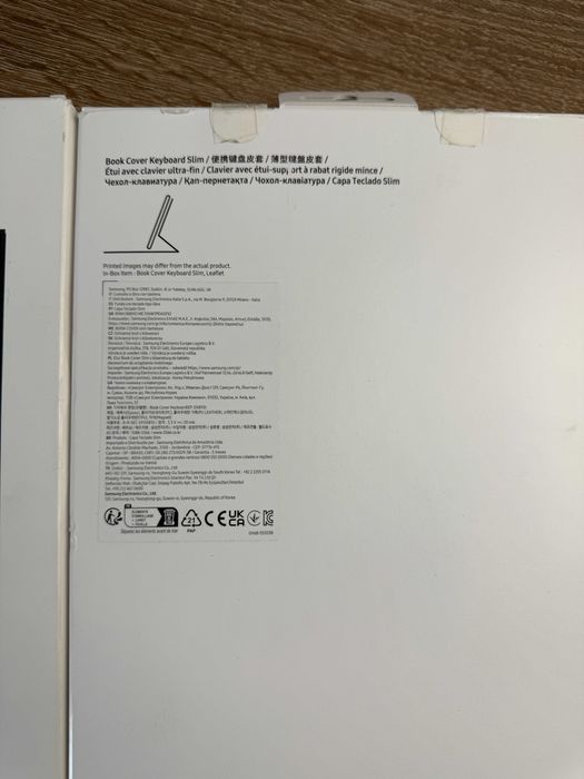 Чохол-клавіатура Samsung Tab S9+ Keyboard Slim Black EF-DX810 EF-DX815