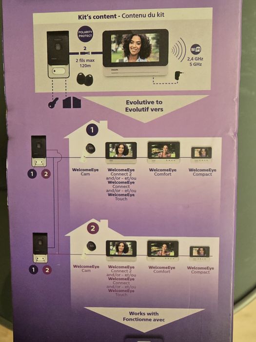 Video porteiro Philips welcomeeye connect 2