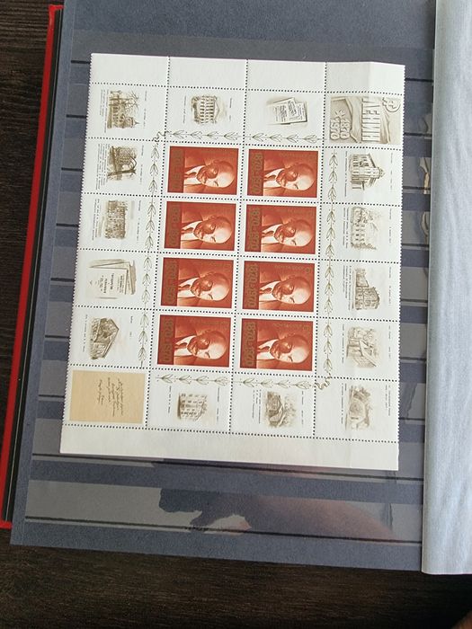 Klaser ze znaczkami Rosja carska i ZSRR