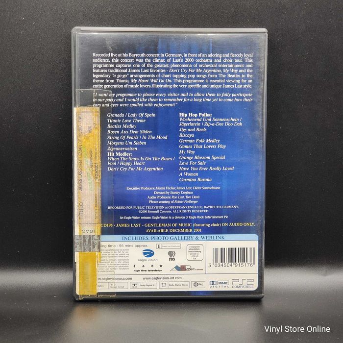 DVD - James Last - Gentleman Of Music - Ref.MCLE