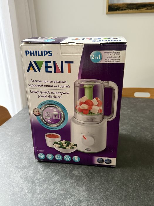 Блендер пароварка Avent 2 в 1