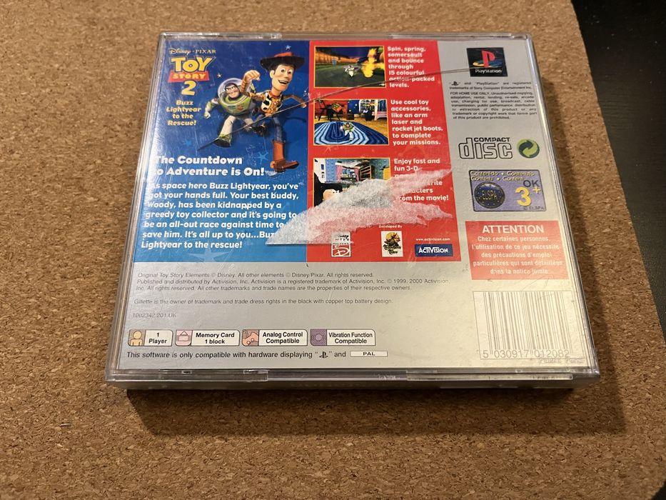 Toy Story 2  Playstation 1  PSX PS1