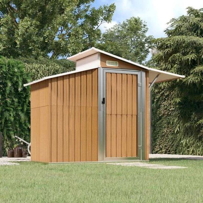 Abrigo de Jardim 270x130x208,5 cm – Castanho