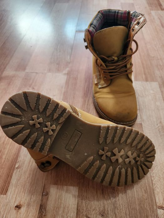 Trapery Clara Barson karmelowe camel rozmiar 38 zamek