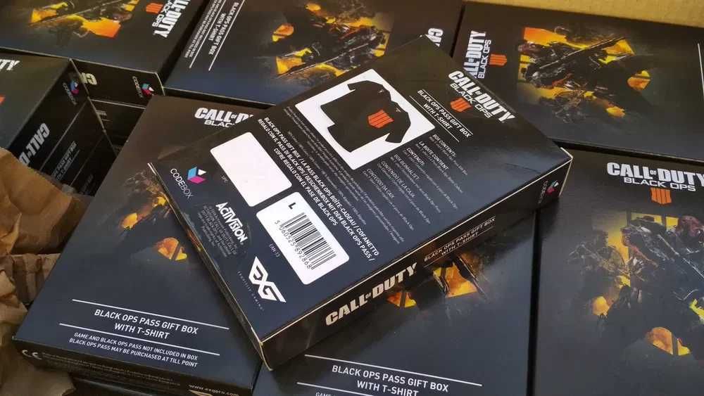 NOVAS - T-Shirt do Jogo Call of Duty Black Ops 4 - (L)