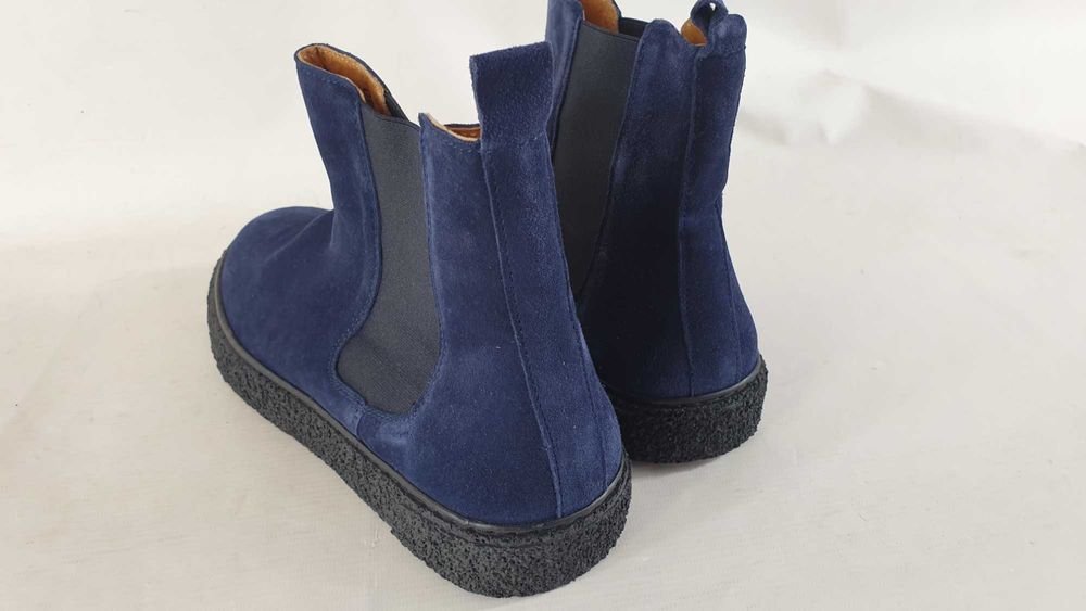 bianco BOTKI DAMSKIE SKÓRA naturalna   rozmiar   40