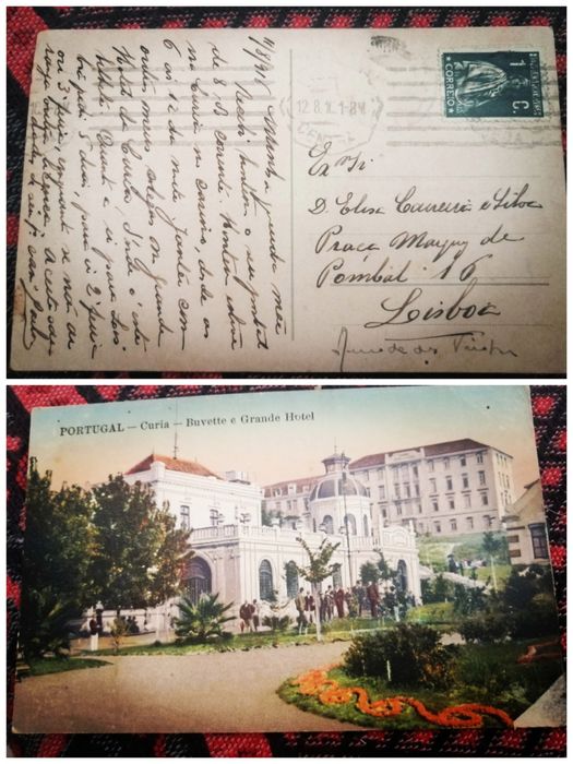 Postais antigos e selados