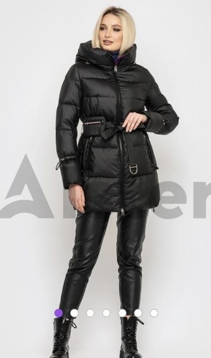 Куртка пуховик черная фирмы Clasna