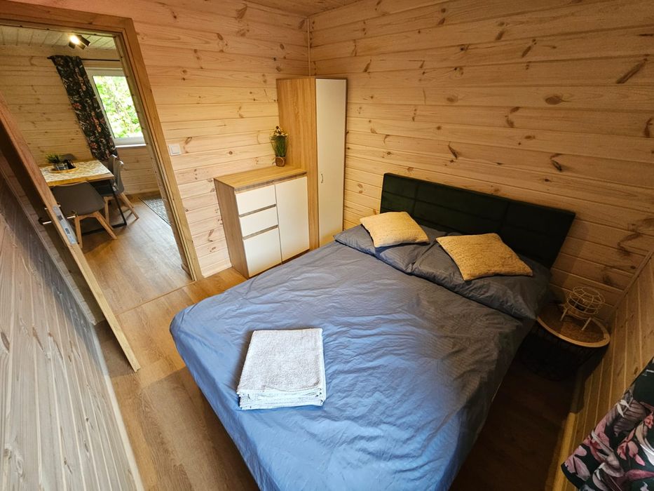 Domek letniskowy całoroczny nad jeziorem Czos z balią i sauną