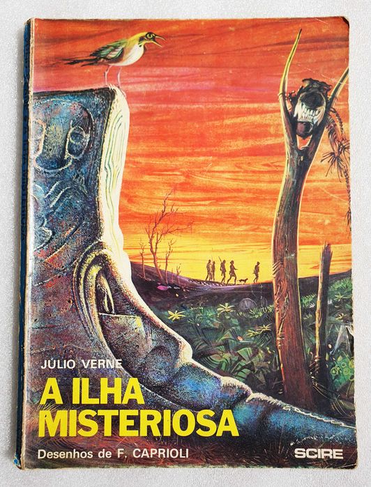 Álbum BD ~ "A ILHA MISTERIOSA" de Júlio Verne ~ por Caprioli ~ 1976