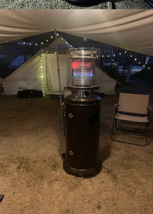 Газовий обігрівач 13 кВт з полум’ям/Для дому, альтанки, кафе/ресторану