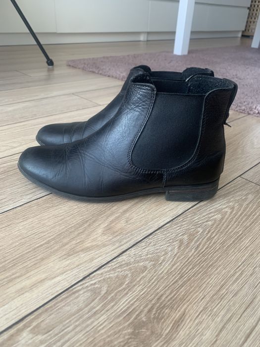 Botki czarne Lasocki skóra rozm 37