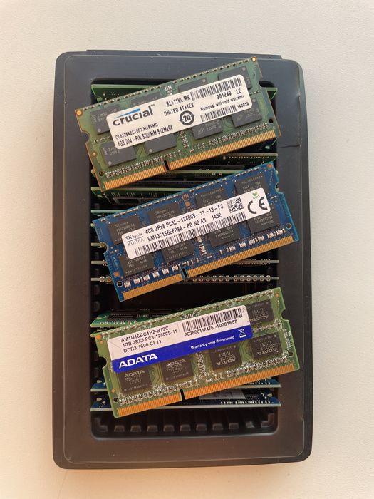 Оперативна памʼять 4GB DDR3 SODIMM для ноутбуків