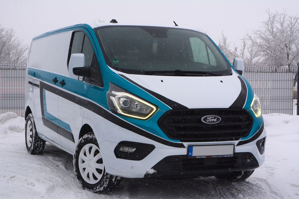 Ford TRANSIT CUSTOM  H1 L2 Long 2.0 130KM 2020r. Manual 1- właściciel Bezwypadkowy