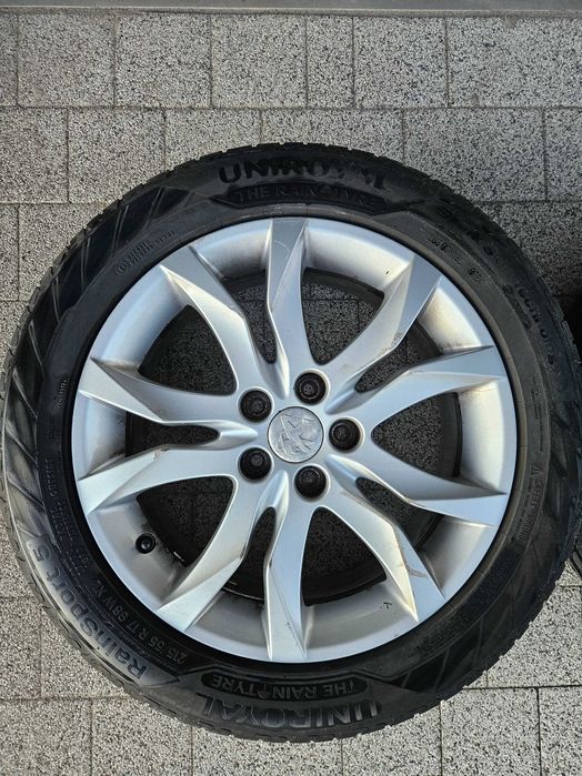 Komplet kół letnich 17 cali, 5x108, 215/55 Peugeot 508