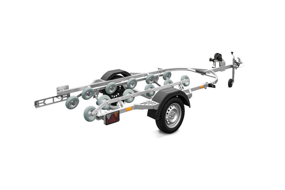 Skuter wodny/mała łódź - przyczepa do transportu LORRIES, płozo-rolka