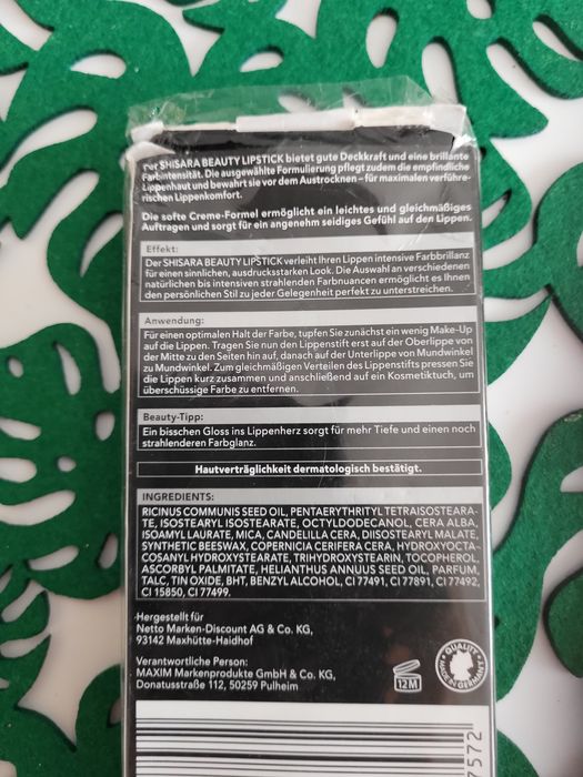 Pomadka kolor klasyczny czerwony