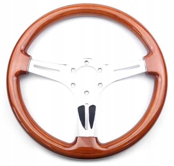 Kierownica drewniana real mahoń 350mm retro nardi