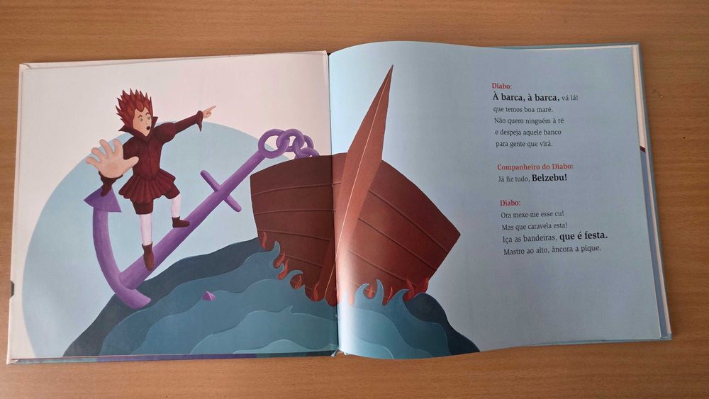 Livro infantojuvenil "Auto da Barca do Inferno" de Gil Vicente