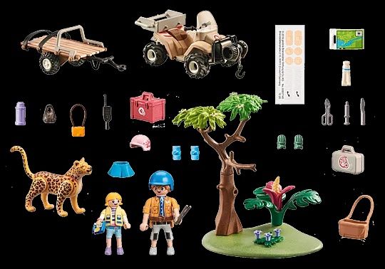 Playmobil Wiltopia - Quad Resgate de Animais