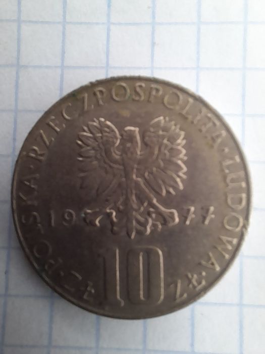 10zl 1977 Boleslaw Prus.ladna