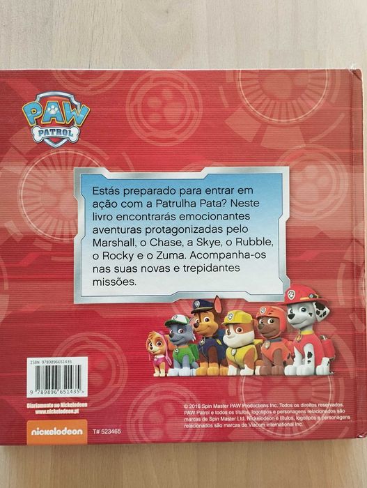 Livro Patrulha Pata