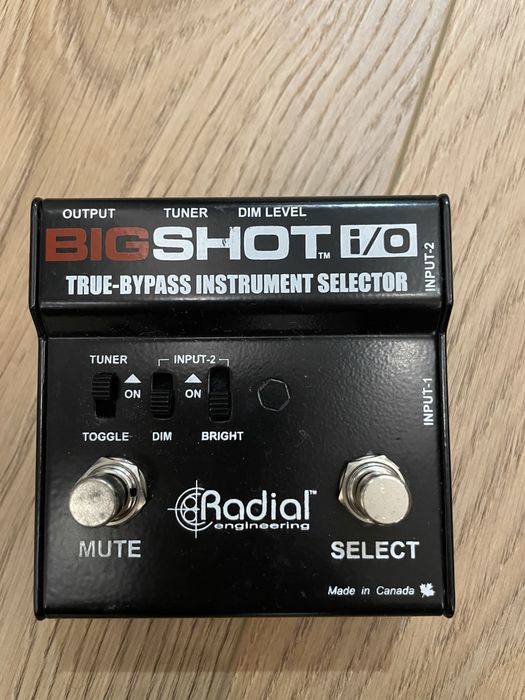 Radial BigShot I/O True Bipass Instrument Selector - Como novo