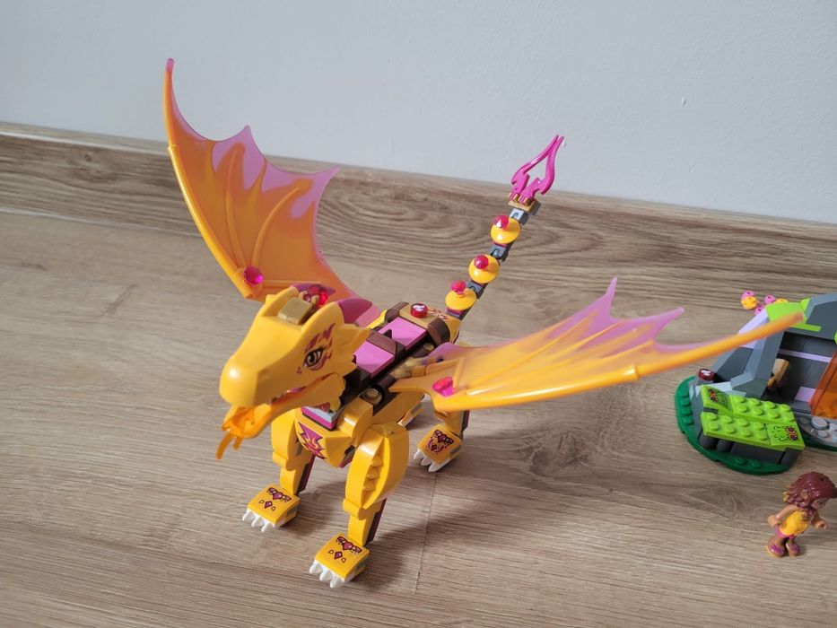 Lego elves jaskinia smoka ognia zestaw  41175