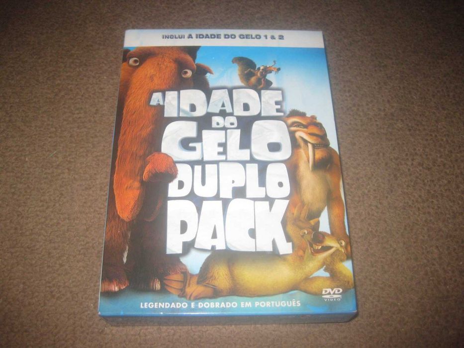 Duplo Pack "A Idade do Gelo" com Box Arquivadora!