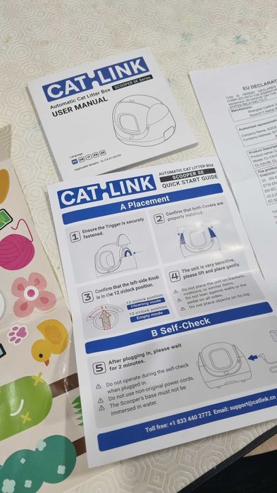 Caixa areia automatica para gatos