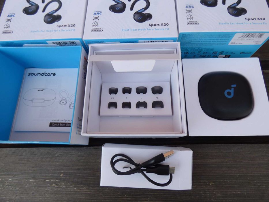 Електрошрот Навушники Anker SoundCore Sport X20 Black оригінал