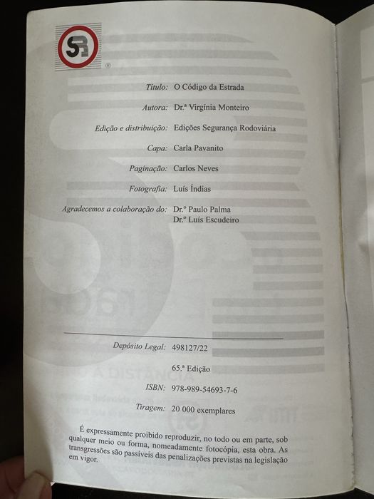Livro do Código da estrada