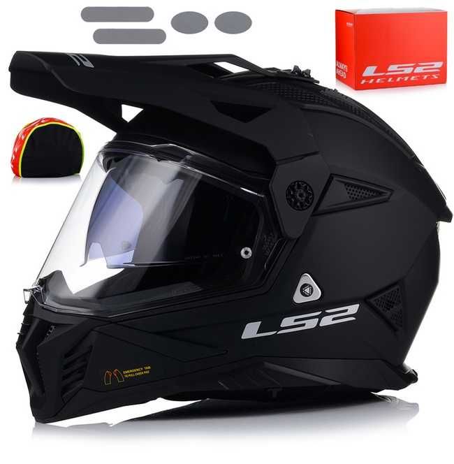 NOWY Kask Cross LS2 ATV MX702 Hulajnoga Freeroad BMX Downhill Enduro Kukirim Motus Segway Xiaomi