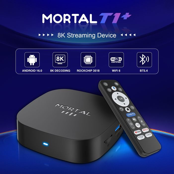 Android TV box 8GB/128GB SMART TV WIFI6 8K  Android 16 BT5.4 YouTube
