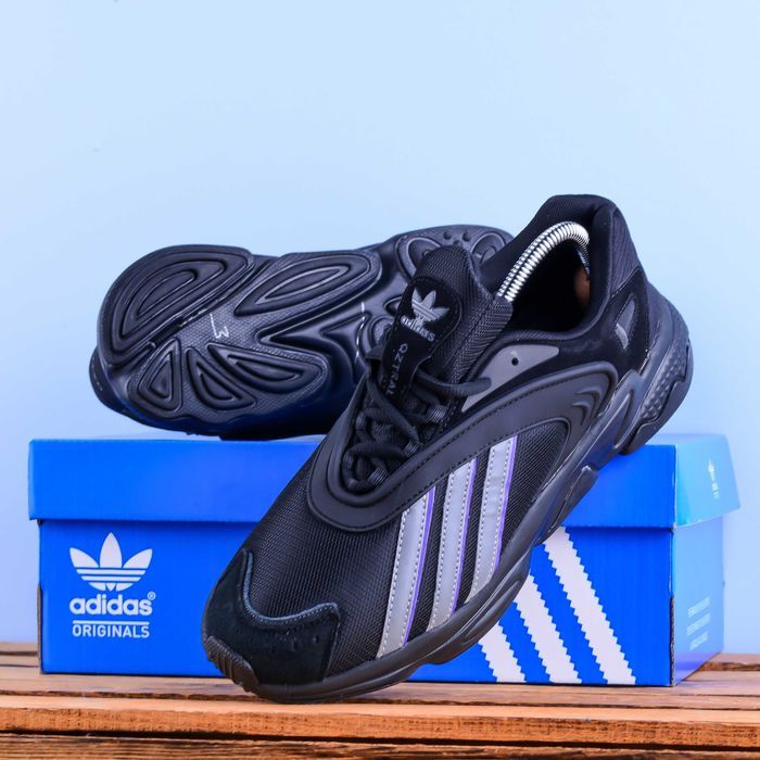 (2250) Кросівки Adidas Oztral чорні замшеві (41-46) адідас адідаси