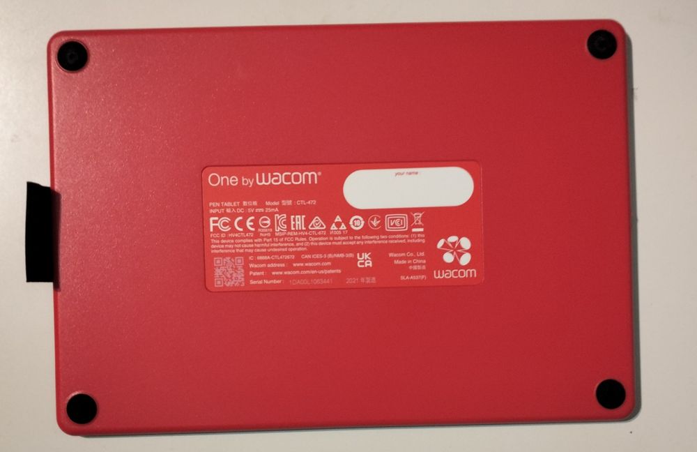 Tablet Wacom One S mesa digitalizadora