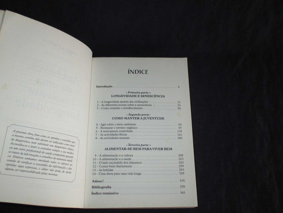 Livro As Chaves de uma Insolente Longevidade