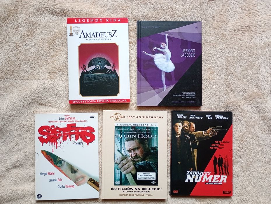 Zestaw 5 filmów na DVD